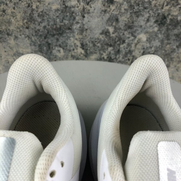 Nike Women's Size 7 Downshifter 10 White Silver Running Sneakers CI9984-100 - Picture 4 of 13